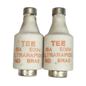FUSÍVEL SILIZED ULTRA RÁPIDO 16A 500V TEE - KIT COM 2