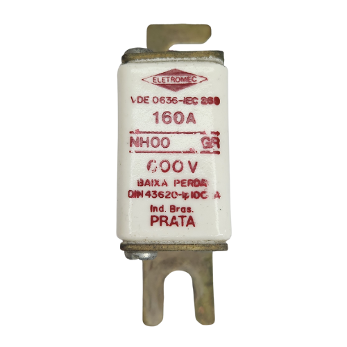 FUSÍVEL NH00 160A 600V 100kA ELETROMEC