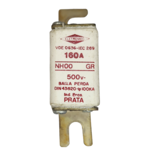 FUSÍVEL NH00 160A 500V 100kA ELETROMEC