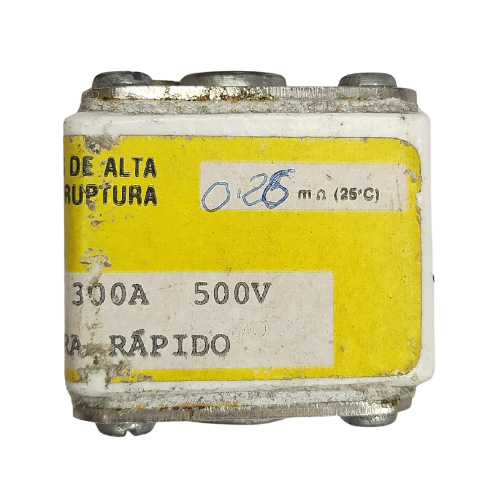 FUSÍVEL NH1 300A 500V ULTRA RÁPIDO ELETROMEC - Imagem 2
