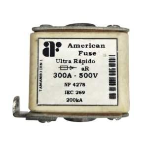 FUSÍVEL NH1 300A 500V 200kA ULTRA RÁPIDO AMERICAN FUSE