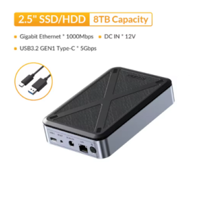 IDSONIX ID25 - Gabinete de disco rígido SATA 2,5", armazenamento de rede NAS, SSD externo, HDD, Private Cloud Storage - Imagem 9