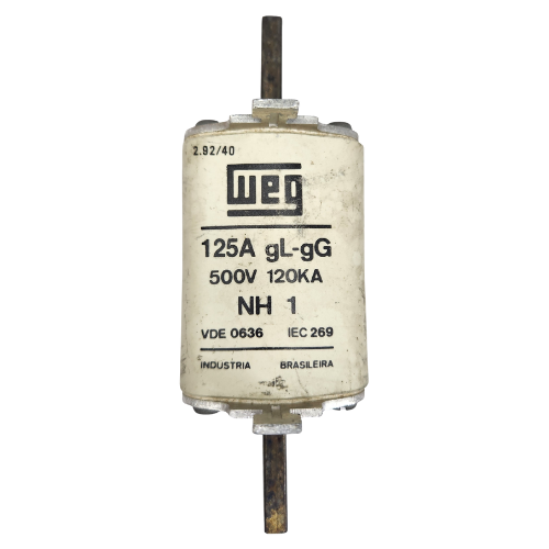 FUSÍVEL NH1 125A 500V 120kA WEG