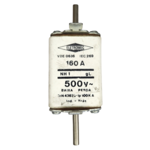 FUSÍVEL NH1 160A 500V 100kA ELETROMEC