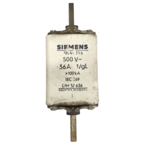 FUSÍVEL NH1 36A 500V 100kA SIEMENS