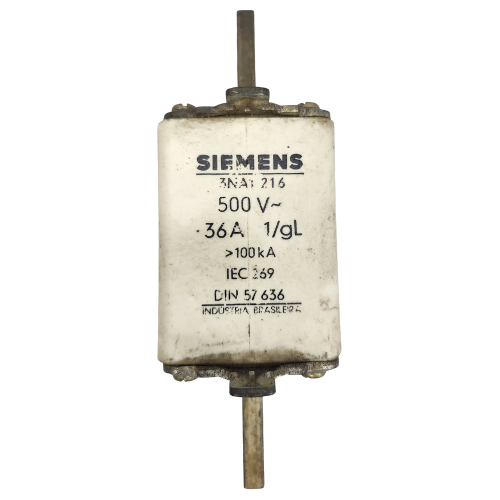 FUSÍVEL NH1 36A 500V 100kA SIEMENS