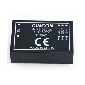 FONTE / CONVERSOR DC DC CINCON EC3A21 VIN 18/36V - OUT 5V