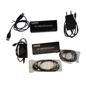 Transmissor e receptor 4k 120m hdmi kvm - Imagem 4
