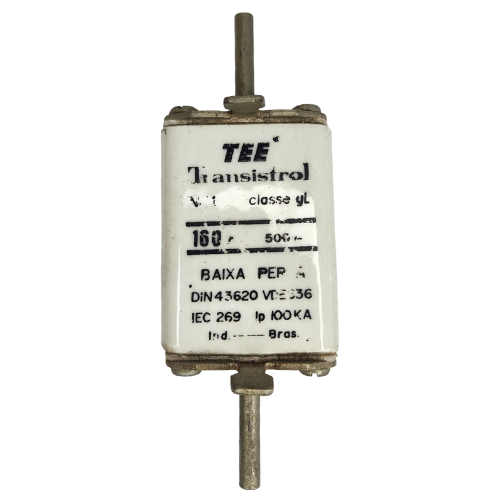 FUSÍVEL NH1 160A 500V 100kA KIT COM 3 UNIDADES MULTIMARCAS - Imagem 2