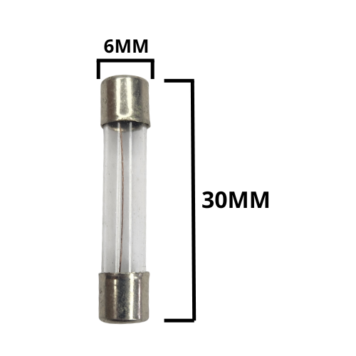 FUSÍVEL DE VIDRO 30AG 25A – KIT COM 21 UNIDADES - Imagem 2